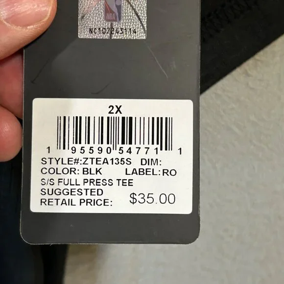 NBA Full Press T-Shirt Men's Size 2X Performance Top NWT - Picture 6 of 11